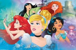 POSTER PRINCESSES DISNEY